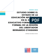 Informe Final Estado de La Educacion Artistica Ohiggins 2022