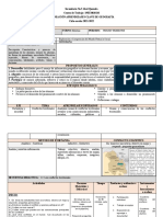 Planeación de Geografía Secuencia 12