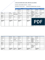 Calendario Pruebas 7 Basico MAYO