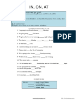 Prepositions, In, On, at Noveno