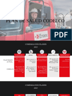 Plan Salud Codelco Versus Actual para Presentación Faena