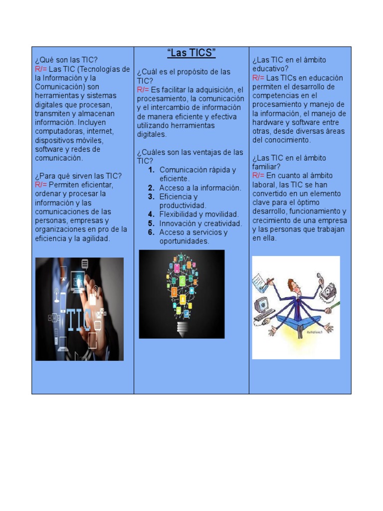 Qué Son Las Tic Pdf