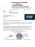 Bupati Permohonan Pasilitasi Tarnsportasi