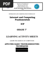 LAS ICF 7 - Quarter 3, Week 1-2 Troubleshooting