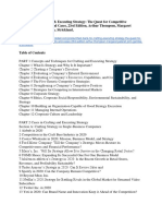 Crafting Executing Strategy The Quest For Competitive Advantage Concepts and Cases 23rd Edition Arthur Thompson Margaret Peteraf John Gamble A Strickland Test Bank 1260735176