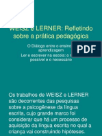 WEISZ, Telma e LERNER, Délia - Refletindo Sobre A Prática Pe