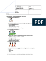 Soal PAT PJOK Kelas 1 K13