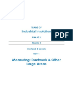 Measuring: Ductwork & Other Large Areas: Industrial Insulation