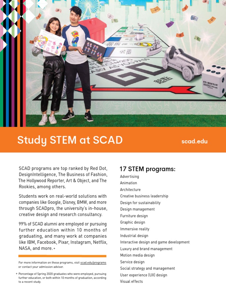 SCAD STEM Programs Overview | PDF | Art