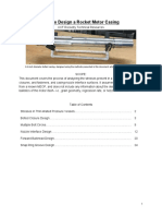 How To Design A Rocket Motor Casing