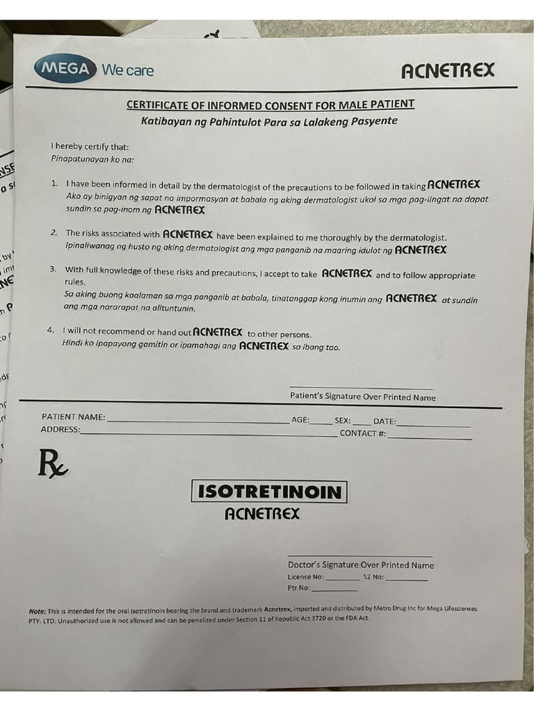 Isotret Male | PDF