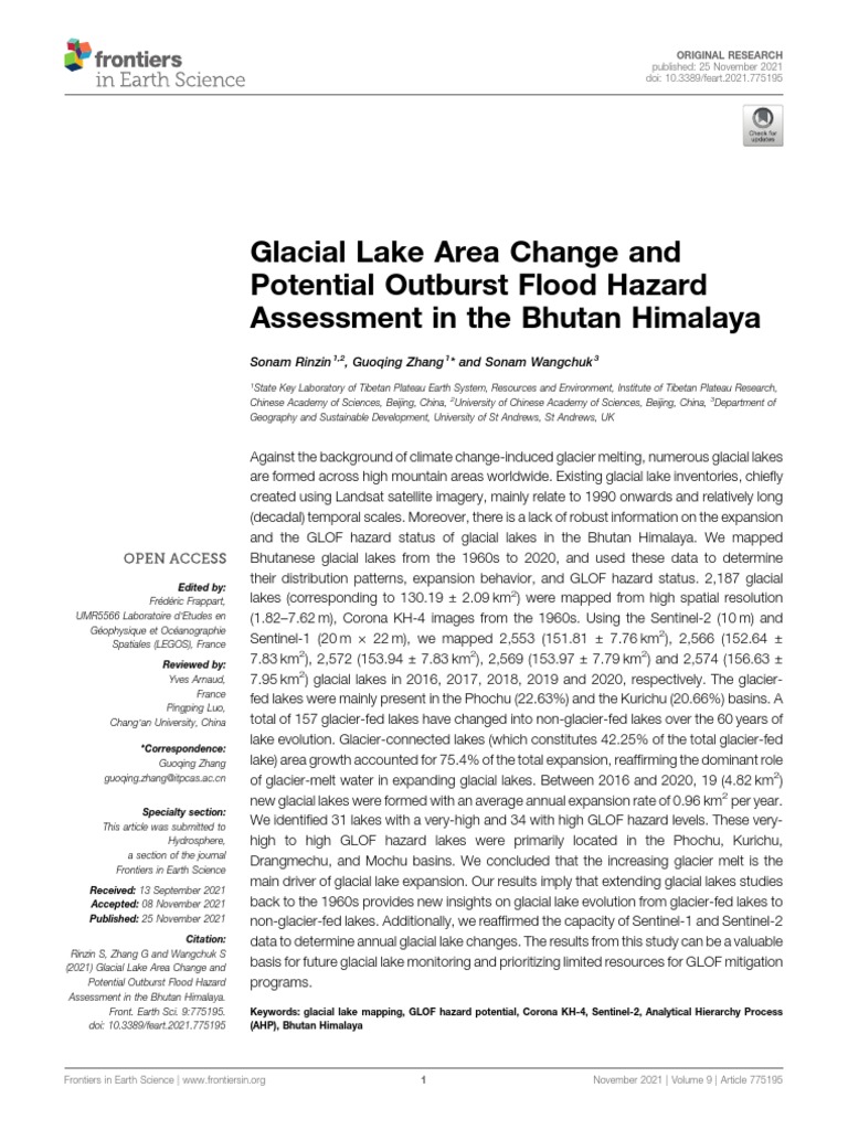 glacial-lake-area-change-and-potential-outburst-flood-hazard-assessment