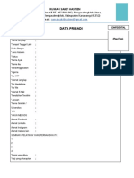 Form Aplikasi Karyawan RS Hastien