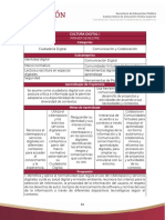 Tabla de Categorías y Progresiones de Cultura Digital I