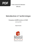 Techniques d'Archivage des Documents | PDF | Archives | Sécurité des ...