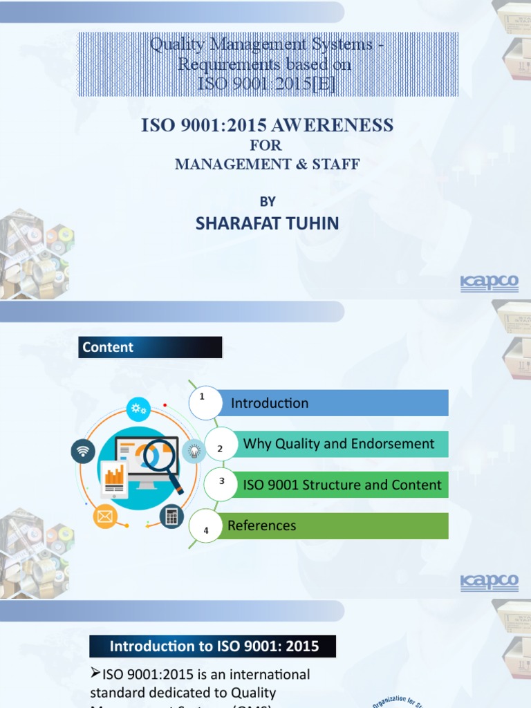 ISO 9001:2015 Quality Management Guide | PDF | Risk | Quality ...