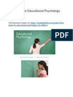 Test Bank For Educational Psychology 1st Edition