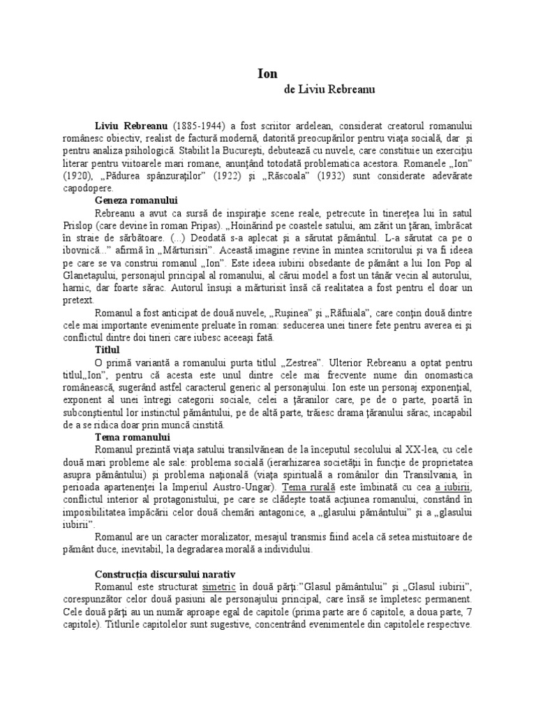 Liviu Rebreanu (18851944) A Fost Scriitor Ardelean, Considerat