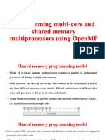 Unit 3 - Programming Multi-Core and Shared Memory