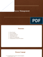 M1 - Process Management