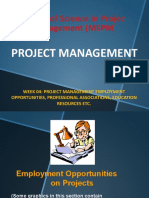 Week 04 - Project Management Jobs, Associations & Information Resources 1