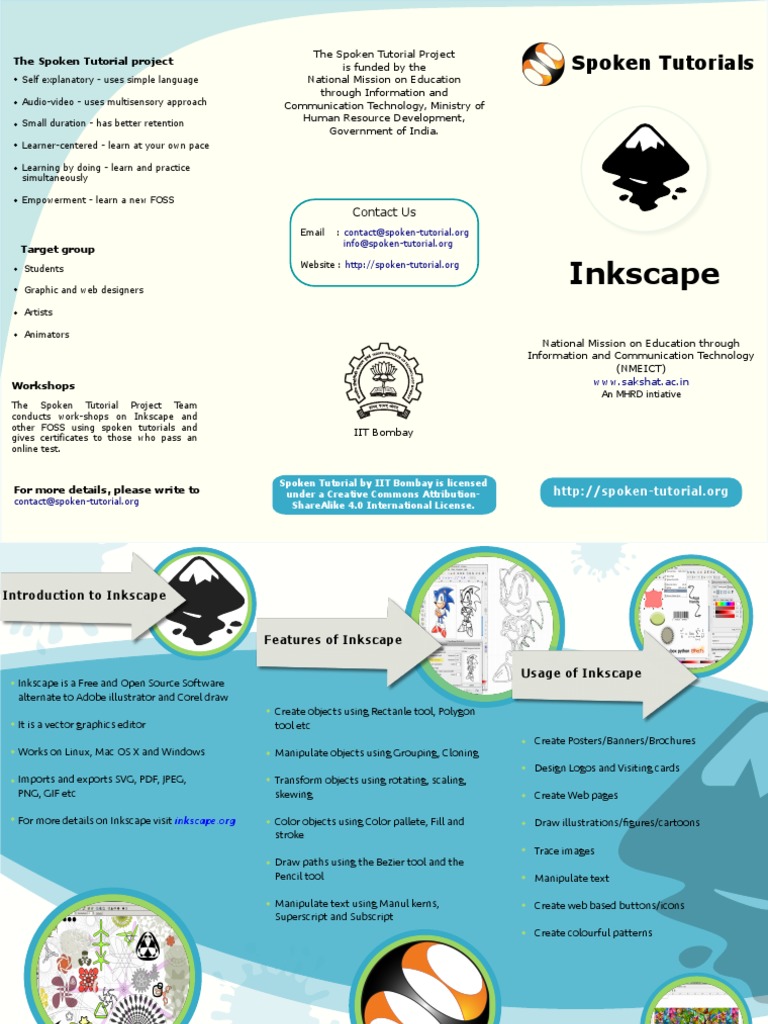 Inkscape Workshops for Graphic Design | PDF | Computing | Graphics