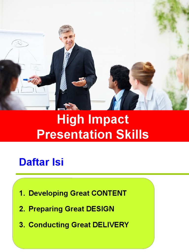 presentation skills for managers pdf