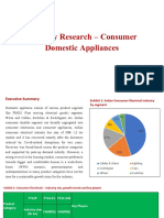 Industry Research - Consumer Domestic Appliances