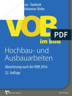 Von Der Damerau Tauterat Rainer Franz Johannes Nolte: Hochbau-Und Ausbauarbeiten