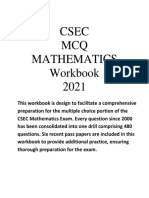 MCQ'S Math Draft 1