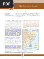 Clan Structure in Somalia