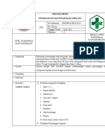 Sop Pemasangan Dan Pelepasan Implant