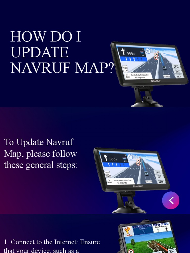 Update Your Navruf GPS Maps Guide | PDF | Computers