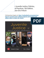 Test Bank For Juvenile Justice Policies Programs and Practices 5th Edition Robert W Taylor Eric Fritsch