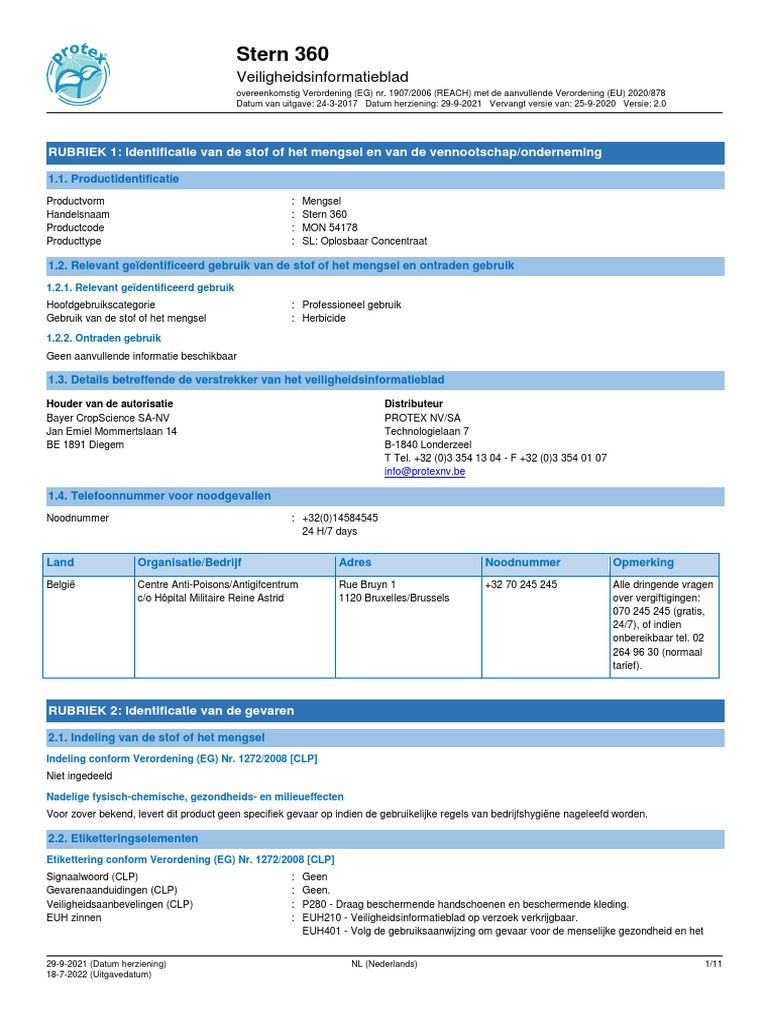 Stern 360 NL MSD | PDF