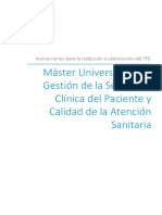 Seguridad Clínica Del Paciente y Seguridad de La Atención Sanitaria