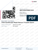 (Venue Ticket) Tiket Kendaraan Mobil Bonus 1 Produk Sosro - Taman Pantai - Ancol Regular - V29738-47F5216-419