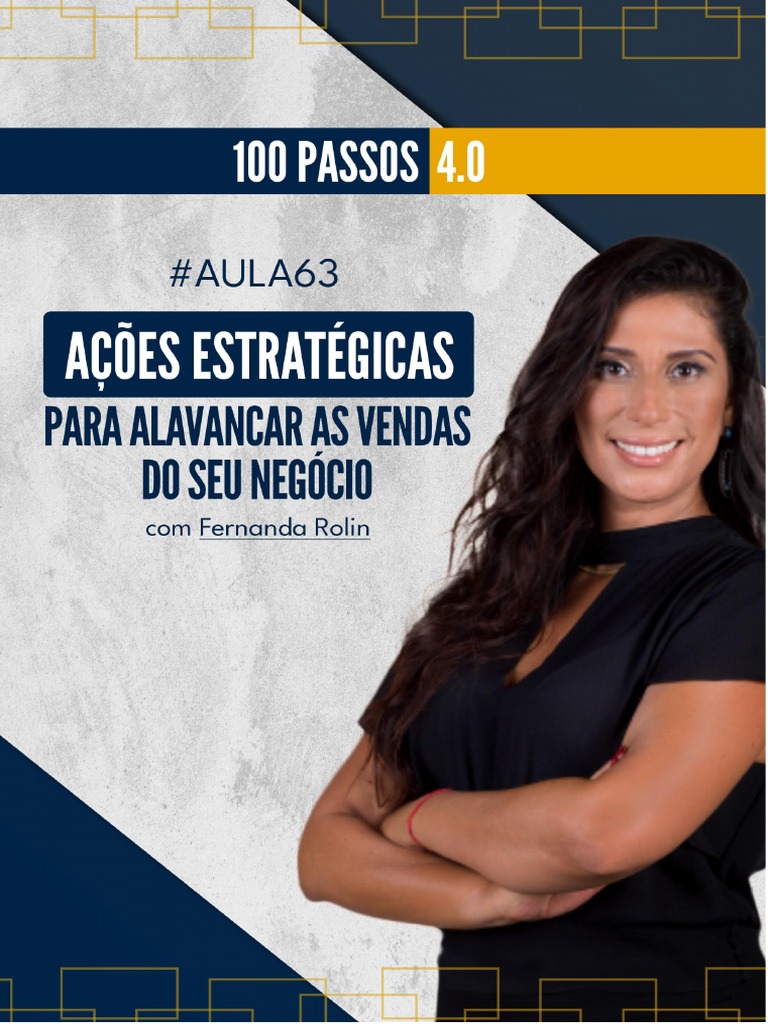 Ações Estratégicas para Alavancar As Vendas Do Seu Negócio (Fernanda ...