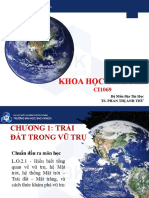 CHƯƠNG 1 TRÁI ĐẤT TRONG VŨ TRỤ