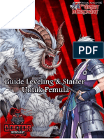 Guide Leveling Dan Starter