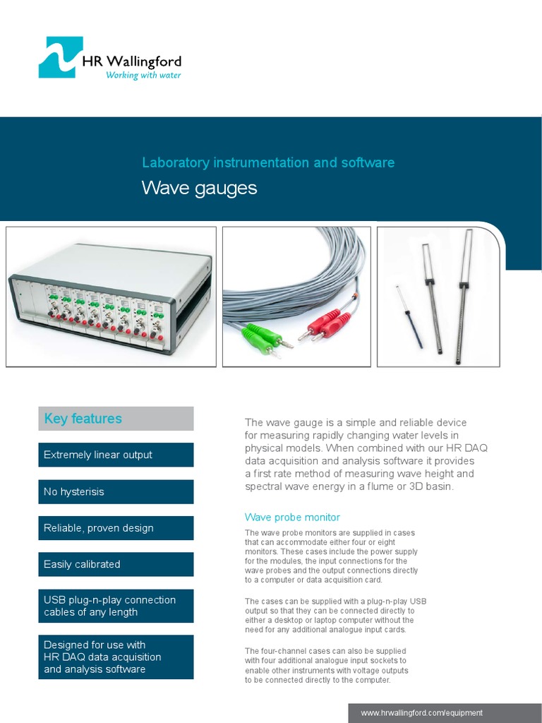 HR Wallingford009_Wave_gauge PDF Electrical
