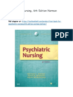 Test Bank For Psychiatric Nursing 6th Edition Norman Keltner