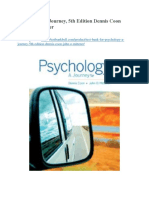 Test Bank For Psychology A Journey 5th Edition Dennis Coon John o Mitterer