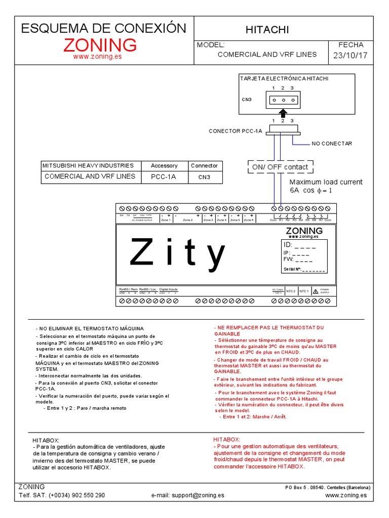 Hitachi ON OFF 17 | PDF | Ingeniería electromecánica | Equipo