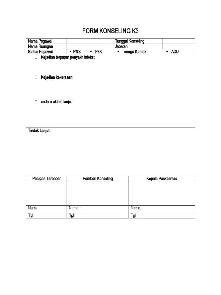form-konseling-k3-pdf