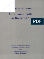 Benjamin Schliesser, Abrahams Faith in Romans