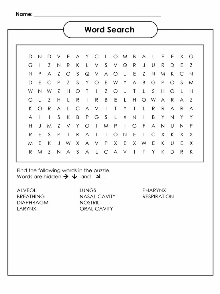 Super Teacher Worksheets Word Search PDF