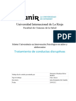 Tratamiento de Conductas Disruptivas F