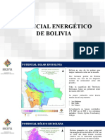 Potencial de Energias Renovables en Bolivia