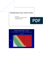 Body Mass Index Chart: Pathophysiology of Type 2 Diabetes Mellitus